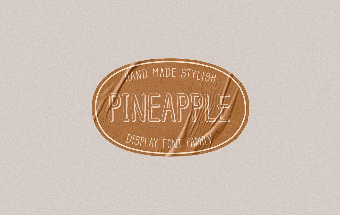 Przykład czcionki Pineapple
